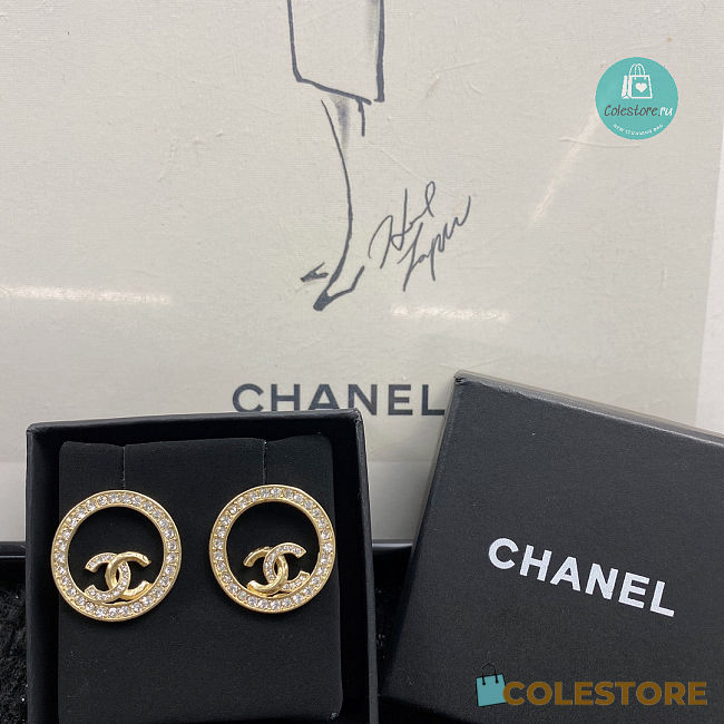 Chanel CC Round Earring  - 1