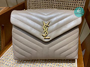 Saint Laurent Calfskin Leather In Beige 3xx22x10cm - 1