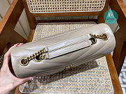Saint Laurent Calfskin Leather In Beige 3xx22x10cm - 4