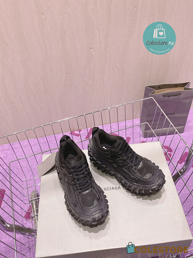 Balenciaga Defender Extended-sole Sneakers In Black Size 35-45 - 1