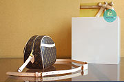 Louis Vuitton Blois Shoulder Bag Coated Canvas Monogram Brown 25x19cm - 5