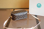 Louis Vuitton Blois Shoulder Bag Coated Canvas Monogram Brown 25x19cm - 3