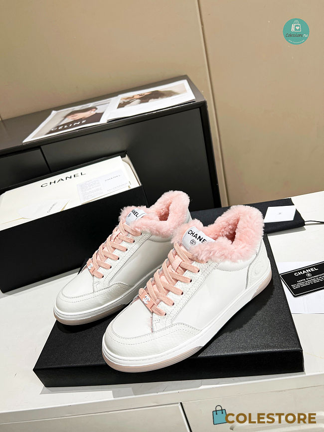 Chanel Pink Sneakers  - 1