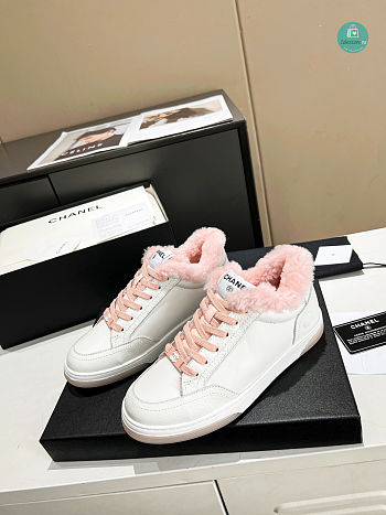 Chanel Pink Sneakers 