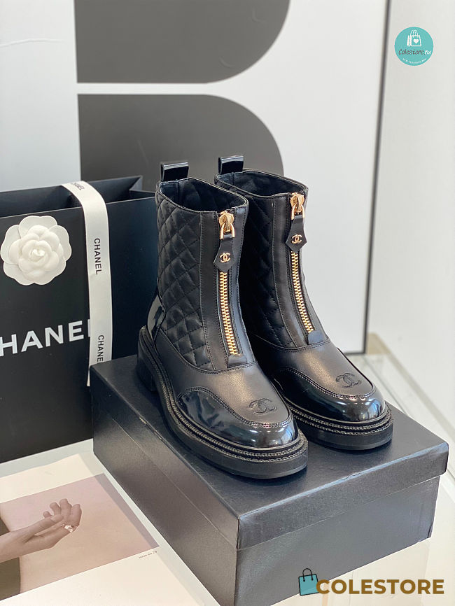 Chanel Boots In Black 001 - 1