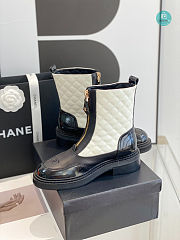 Chanel Boots In White 001 - 5