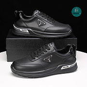 Prada Classic Casual Sneakers In Black  - 3