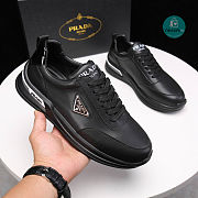 Prada Classic Casual Sneakers In Black  - 2