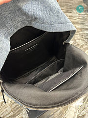 YSL Backpack Denim With leather 30x38x17cm  - 3