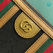 Gucci Medium Canvas Top Handle Bag In Black 27x18x14 cm - 2