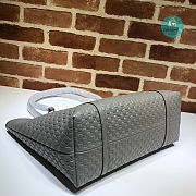 Gucci Micro Guccissima Leather Tote Bag In Grey 41x34x26 cm - 4