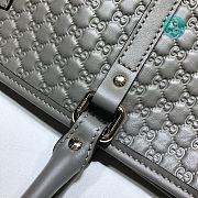 Gucci Micro Guccissima Leather Tote Bag In Grey 41x34x26 cm - 2