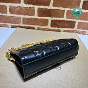 Gucci GG Matelassé Leather Small Bag In Black 26x17.5x8cm - 2
