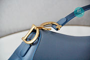 Dior Saddle Blue Gradient Color Bag 25.5x20x6.5cm - 4