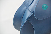Dior Saddle Blue Gradient Color Bag 25.5x20x6.5cm - 3