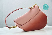 Dior Saddle Pink Gradient Color Bag 25.5x20x6.5cm - 4