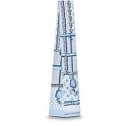 Louis Vuitton Light Blue Pop Confidential Bandeau Scarf In Silk 120x8cm - 1
