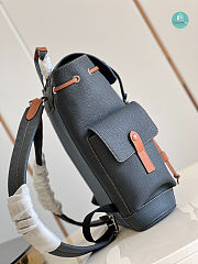 Louis Vuitton Christopher PM Backpack In Blue 32 x 39 x 12 cm - 4