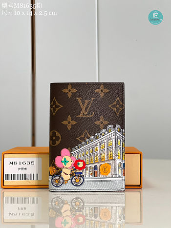 Louis Vuitton's Vivienne Holidays 2022 Passport Cover in Monogram 10 x 14 x 2.5 cm