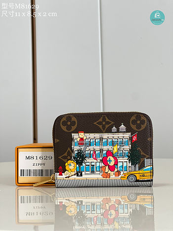 Louis Vuitton's Vivienne Holidays 2022 Zippy Coin Purse in Monogram 11 x 8.5 x 2 cm 