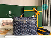 GOYARD Goyardine Muse Vanity Case Black 20x14x16 cm - 1
