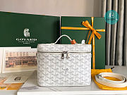 GOYARD Goyardine Muse Vanity Case White 20x14x16 cm - 1