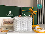 GOYARD Goyardine Muse Vanity Case White 20x14x16 cm - 3