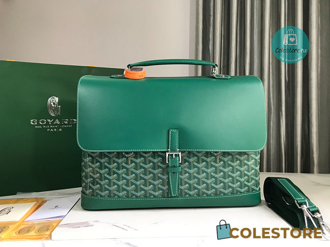 Goyard Citadin PM Messenger Bag Green 33 x 9 x 38 cm - 1
