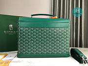 Goyard Citadin PM Messenger Bag Green 33 x 9 x 38 cm - 4