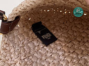 Fendi Raffia Bag Croissant In Beige Bag 29×1×23cm - 4