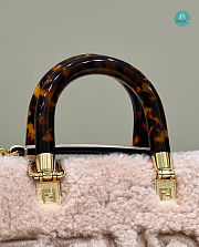 Fendi By The Way Boston Mini Light Pink Sheepskin 17x8x12cm - 4