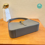 YSL Le 5 A 7 Hobo Bag In Gray 23x16x6cm - 4