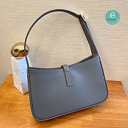 YSL Le 5 A 7 Hobo Bag In Gray 23x16x6cm - 2