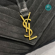 YSL  Monogram College Bag in Black 24x17x6cm - 6