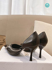 Dior Black Satin Star Slingback Heels 8.5cm - 6