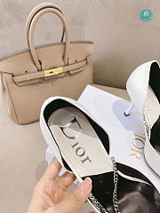 Dior White Satin Star Slingback Heels 8.5cm - 4