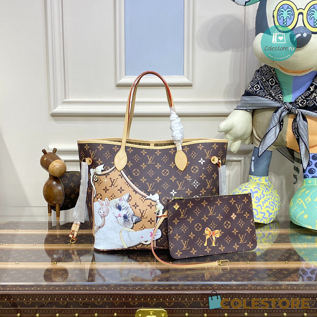 Louis Vuitton Neverfull Medium Cat 32 x 29 x 17 cm - 1