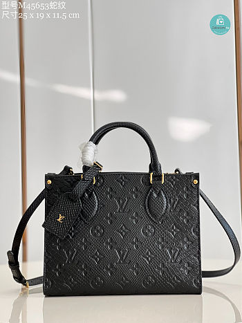 Louis Vuiiton OnTheGo PM Monogram Empreinte Leather 25 x 19 x 11.5 cm 