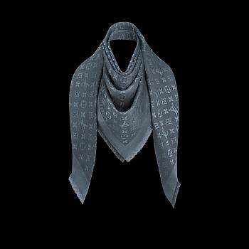 Louis Vuitton Monogram Classic Shawl In Carbone