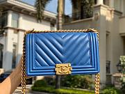 Chanel Le Boy in Blue 25cm - 1