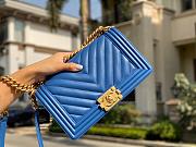 Chanel Le Boy in Blue 25cm - 6