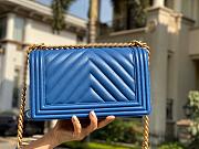 Chanel Le Boy in Blue 25cm - 2
