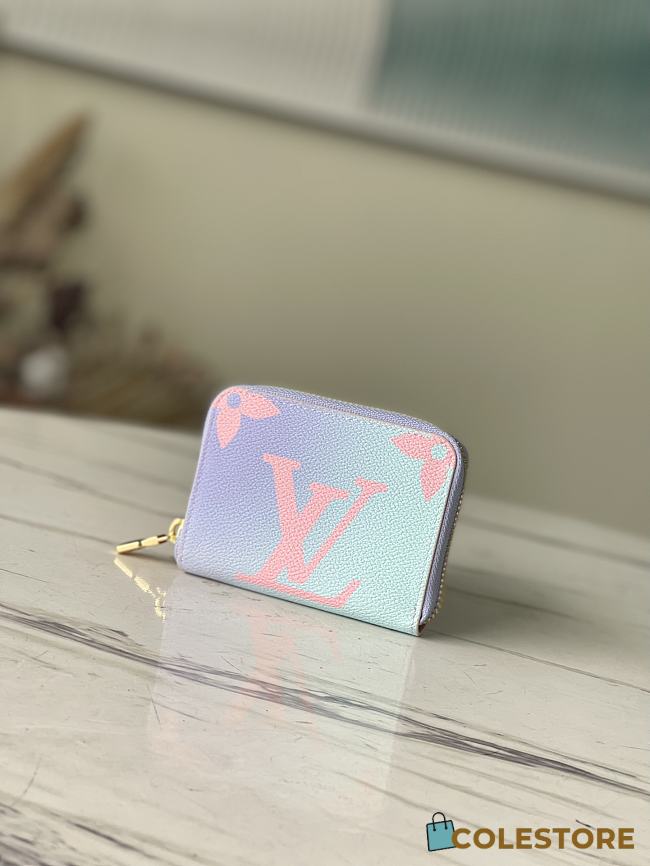 Louis Vuitton Sunrise Pastel monogram Zippy Coin Purse 11 x 8.5 x 2 cm - 1