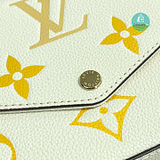 Louis Vuitton Pochette Felicie By The Pool Cream Saffron Leather Cross Body Bag 21 x 12 x 3 cm - 3