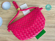 Bottega Veneta Turn Pouch In Pink 29x3x19 cm - 5