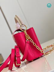 Louis Vuitton CAPUCINES Mini Handbags in Pink 21 x 14 x 8 - 5