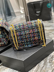 YSL Niki Mini Handbag Tweed With Leather 22×16.5×12cm - 4