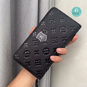 Louis Vuitton Long Wallet Monogram In Black Leather 20x10x2 cm - 2