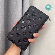 Louis Vuitton Long Wallet Monogram In Black Leather 20x10x2 cm - 4