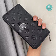 Louis Vuitton Long Wallet Monogram In Black Leather 20x10x2 cm - 6